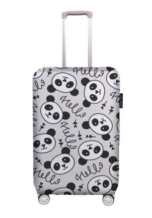 Luggage cover hello panda, size M