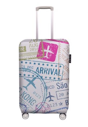 Luggage cover travel abroad, size M