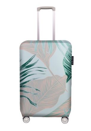 Luggage cover green forest, size M