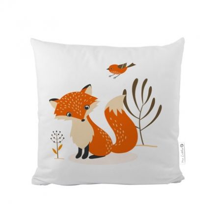 Cushion cover cotton forest friends