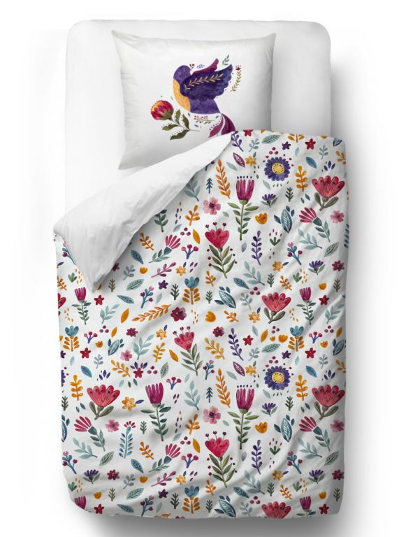 Bedding set meadow in spring 155x200/90x70cm