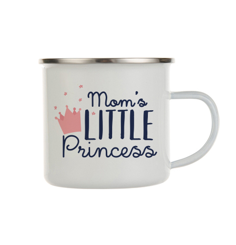 Emaille-Becher moms little princess