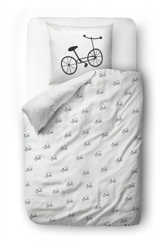 Bedding set bike, 140x220/90x70cm