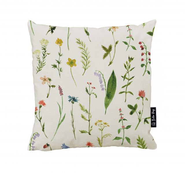 Cushion cover spring is coming, canvas cotton
