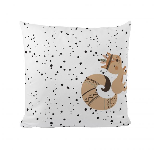 Cushion cover squirrel indian, microfibre