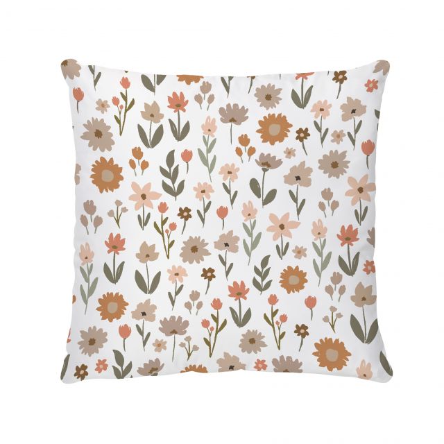 Cushion cover flowers vibes, cotton
