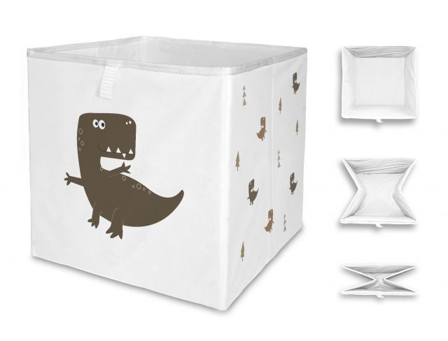 Storage box t-rex, 32x32cm