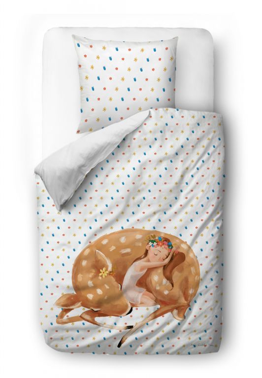 Bedding set forest school-sleeping fairy 100x130/60x40cm