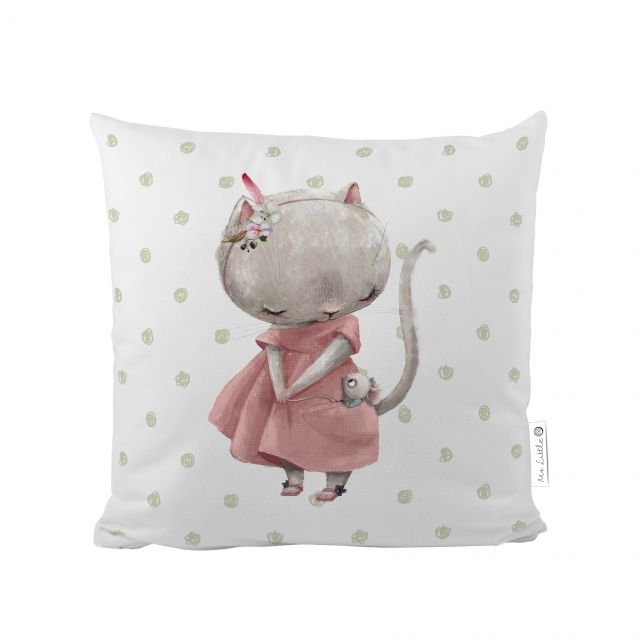 Cushion cover forest school-little mouse