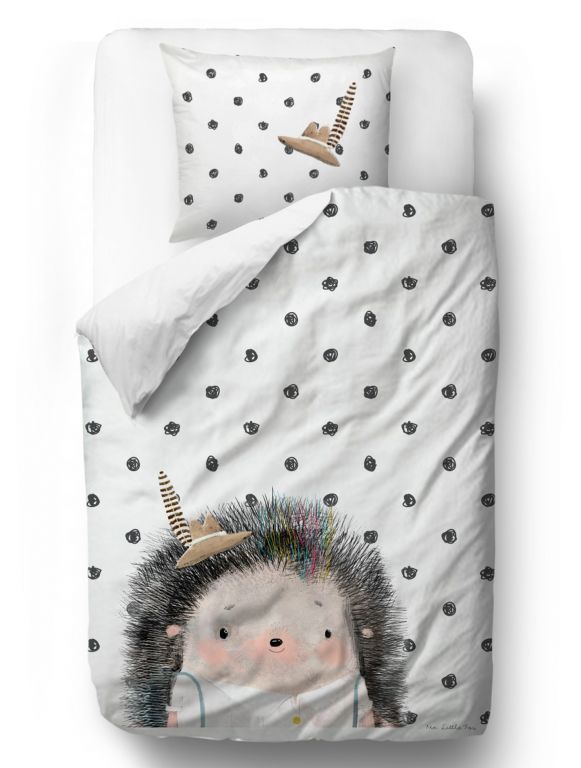 Bedding set forest school-hedgehog boy 140x200/90x70cm