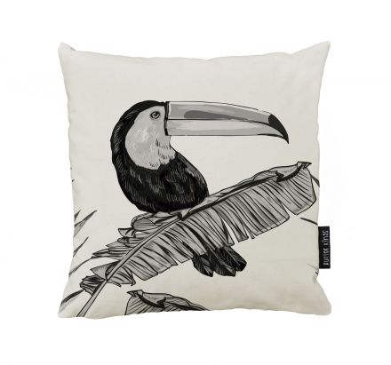 Kissenbezug toucan, canvas baumwolle