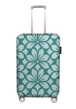 Luggage cover mint leaves, size M