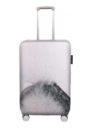 Luggage cover watercolour art, size M