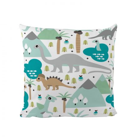 Cushion cover cotton dinosaurs