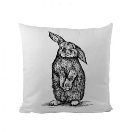 Cushion cover cotton little rabbit