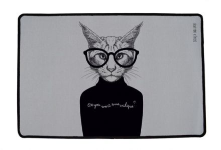 Fußmatten critique cat, 90 x 60 cm