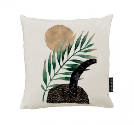 Cushion cover glossy plant